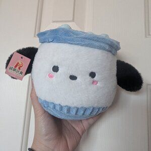 Sanrio Character Fuwakororin Cake Pochacco Soft Kawaii Plush Toy NWT